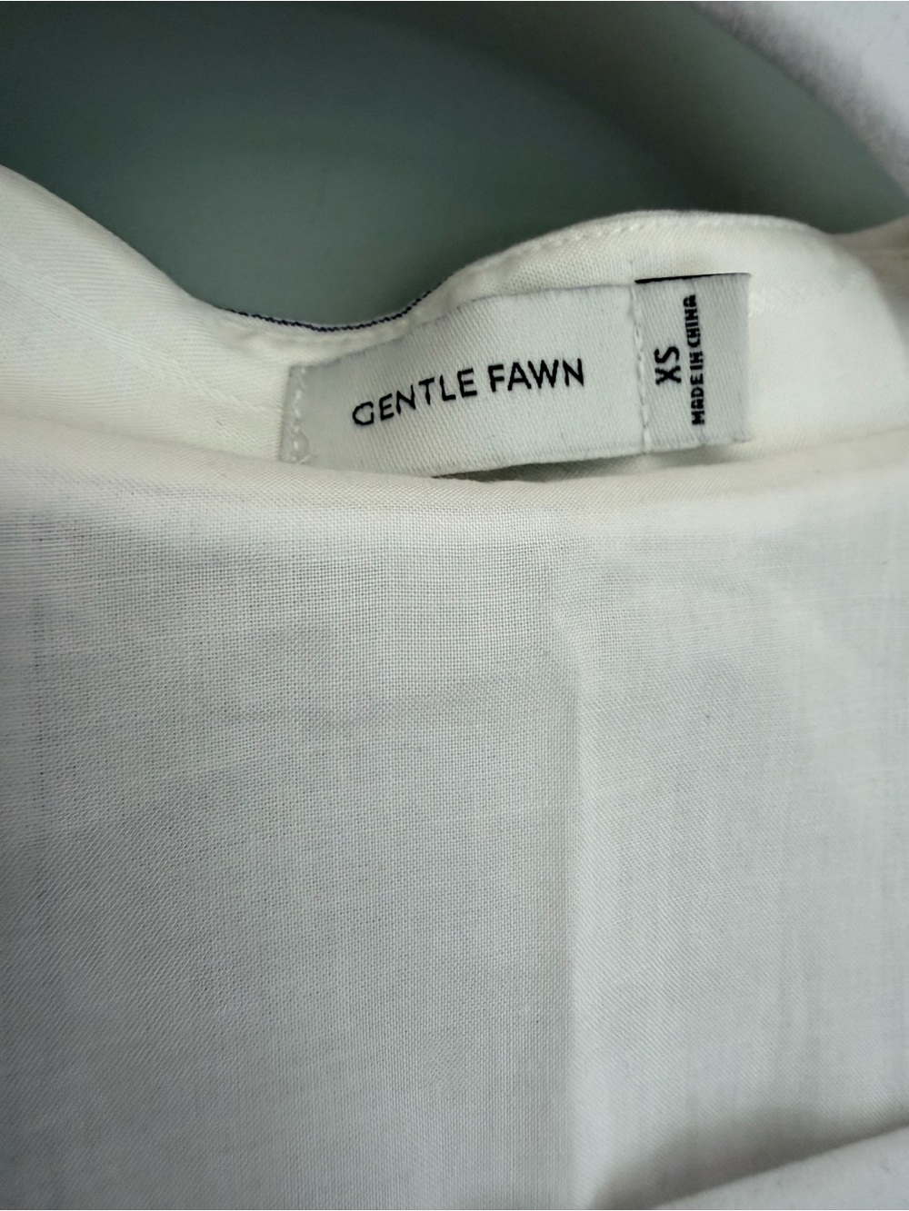 Gentle Fawn "Kaysey" Navy White Pinstripe Lightweight Button Down Shirt Dress - Picture 12 of 17